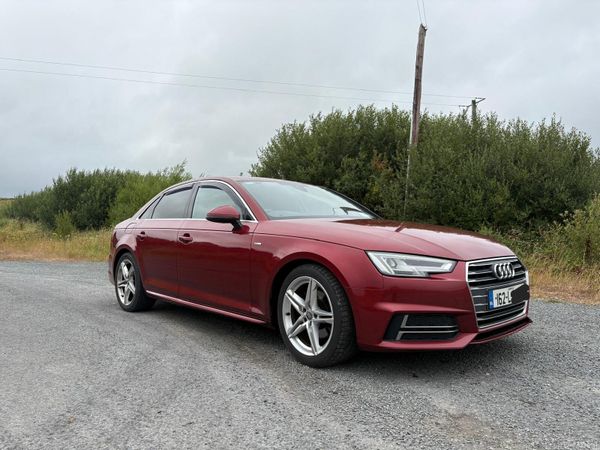 Audi A4 Saloon, Diesel, 2016, Red