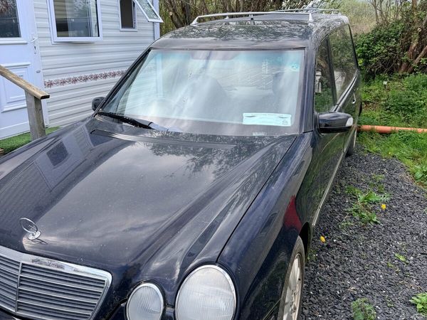 Mercedes-Benz E-Class Hearse, Petrol, 2002, Black