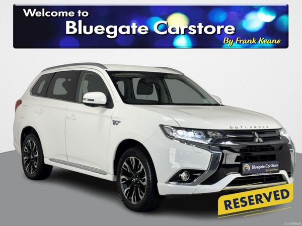 Mitsubishi Outlander Estate, Petrol Plug-in Hybrid, 2018, White
