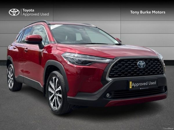 Toyota Corolla Cross SUV, Petrol Hybrid, 2023, Red