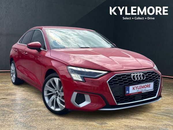 Audi A3 Saloon, Petrol, 2021, Red