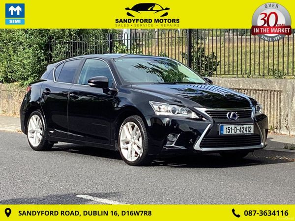 Lexus CT Hatchback, Petrol Hybrid, 2015, Black