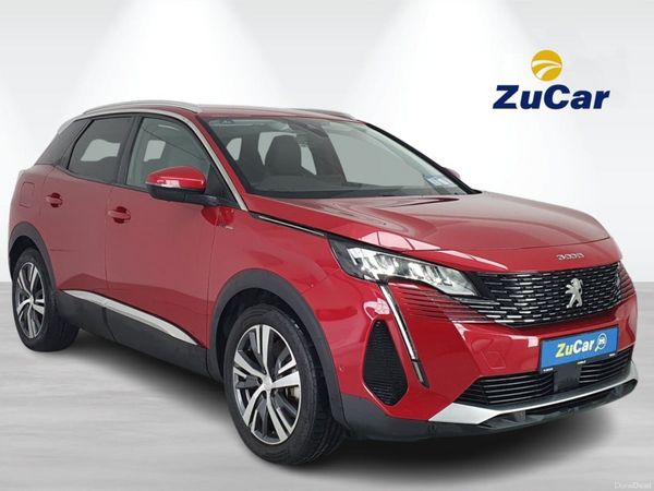 Peugeot 3008 MPV, Petrol Plug-in Hybrid, 2021, Red