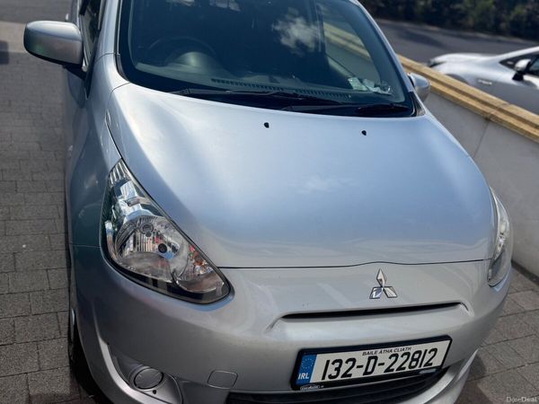 Mitsubishi Mirage Hatchback, Petrol, 2013, Silver
