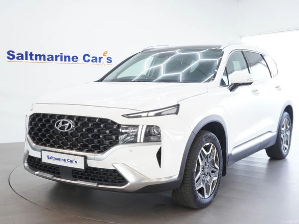 Hyundai Santa Fe SUV, Petrol Hybrid, 2024, White