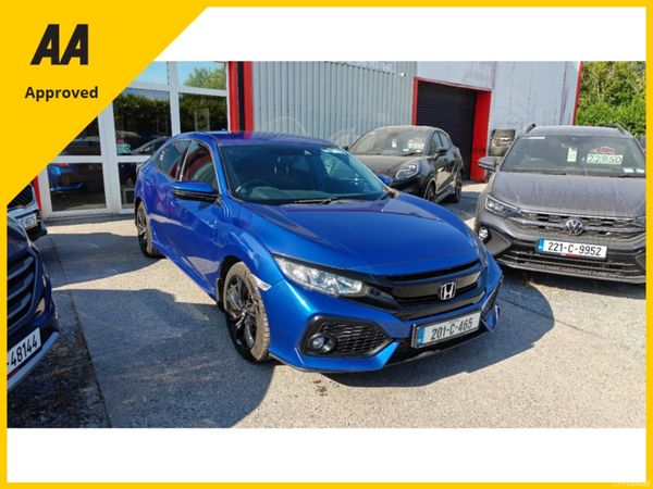 Honda Civic Hatchback, Petrol, 2020, Blue