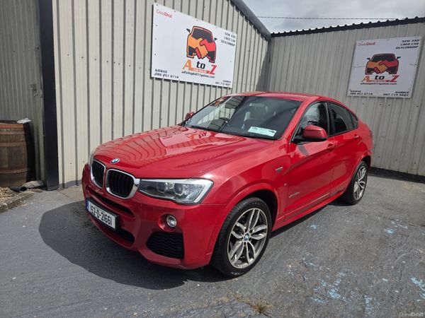 BMW X4 SUV, Diesel, 2015, Red