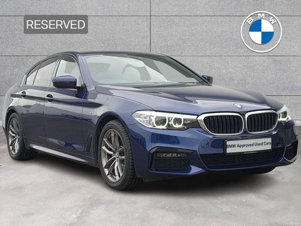 BMW 5-Series Saloon, Diesel, 2019, Blue