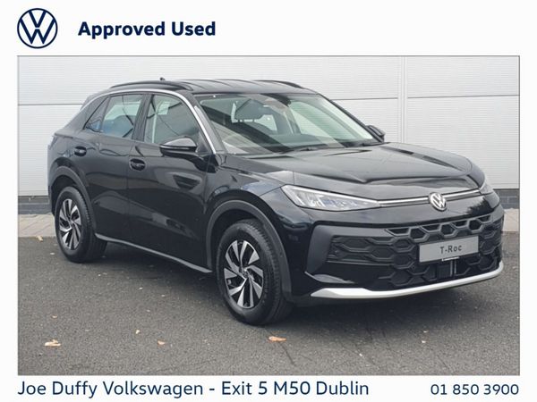 Volkswagen T-Roc SUV, Petrol, 2026, Black