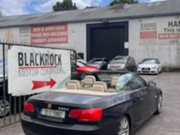 BMW 3-Series Convertible, Diesel, 2012, Black