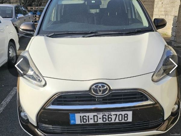 Toyota Sienta MPV, Petrol, 2016, White