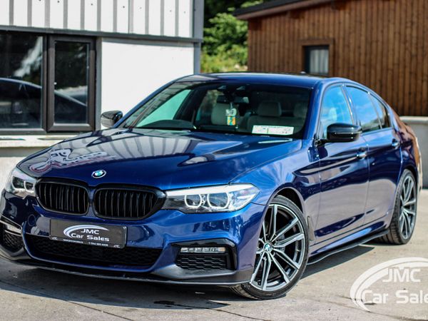 BMW 5-Series Saloon, Diesel, 2017, Blue