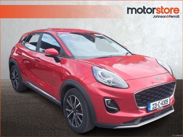 Ford Puma MPV, Petrol Hybrid, 2022, Red