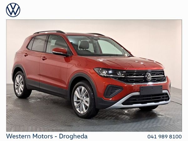 Volkswagen T-Cross SUV, Petrol, 2026, Red