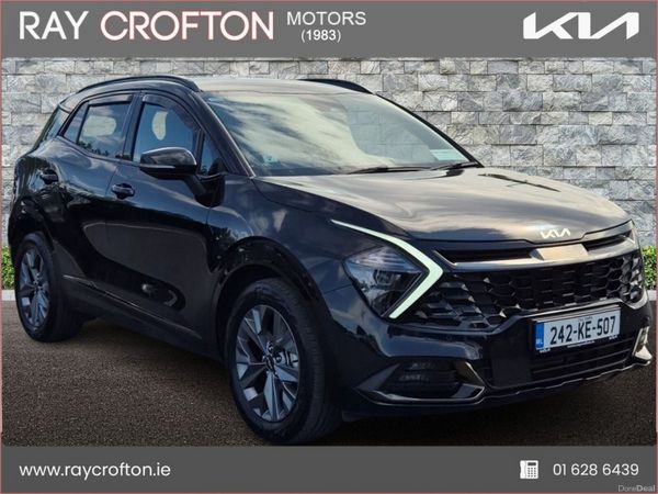 Kia Sportage SUV, Petrol Hybrid, 2024, Black