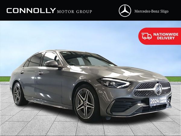 Mercedes-Benz C-Class Saloon, Diesel Hybrid, 2024, Grey