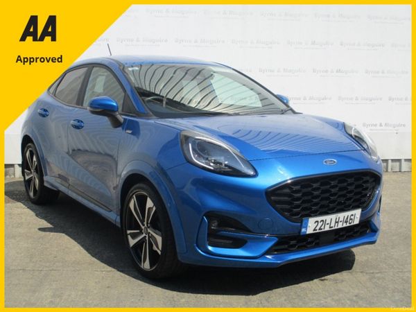 Ford Puma MPV, Petrol Hybrid, 2022, Blue