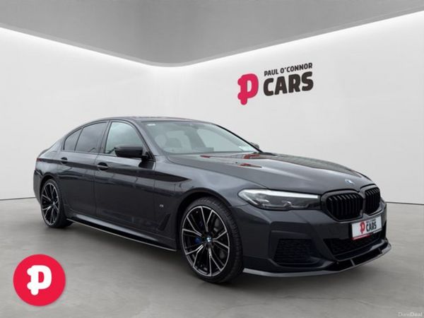 BMW 5-Series Saloon, Petrol Plug-in Hybrid, 2021, Grey