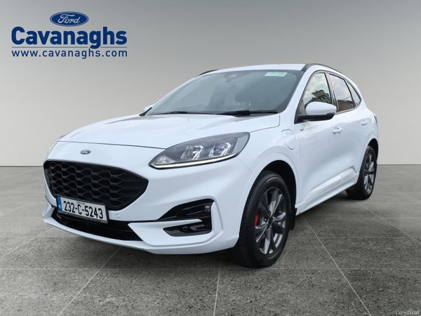 Ford Kuga SUV, Petrol Plug-in Hybrid, 2023, White