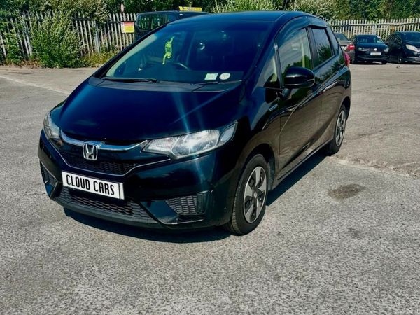 Honda Fit Hatchback, Petrol Hybrid, 2017, Black