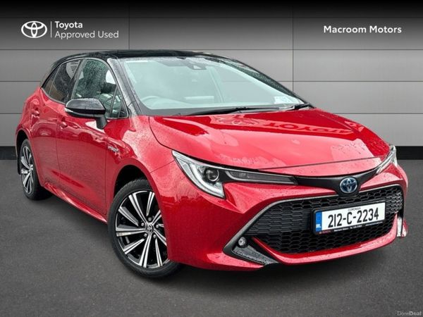 Toyota Corolla Hatchback, Petrol Hybrid, 2021, Red