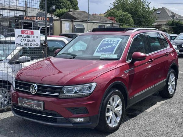 Volkswagen Tiguan SUV, Diesel, 2017, Red