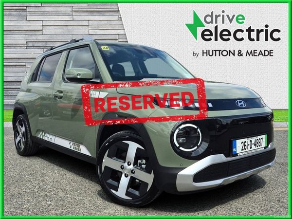 Hyundai INSTER Hatchback, Electric, 2026, Green