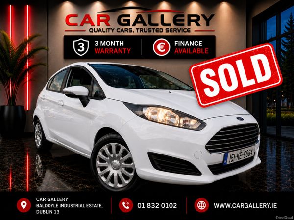 Ford Fiesta Hatchback, Petrol, 2015, White