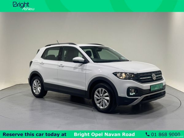 Volkswagen T-Cross SUV, Petrol, 2020, White