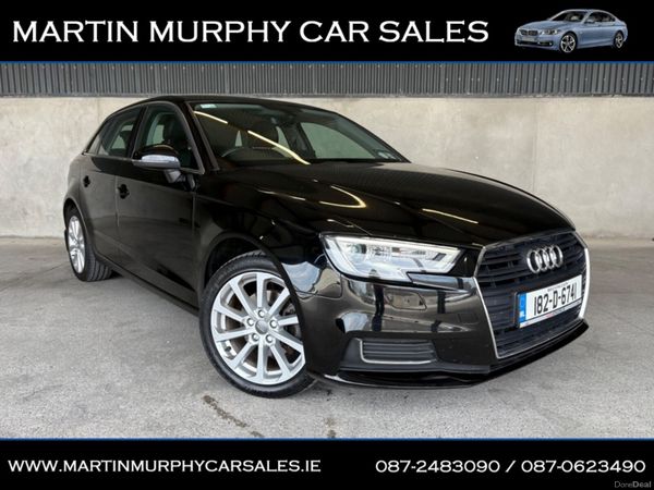 Audi A3 Hatchback, Diesel, 2018, Black