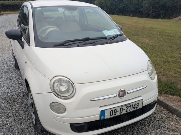 Fiat 500 Hatchback, Petrol, 2009, White