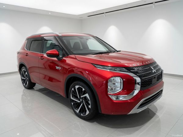 Mitsubishi Outlander SUV, Petrol Plug-in Hybrid, 2022, Red