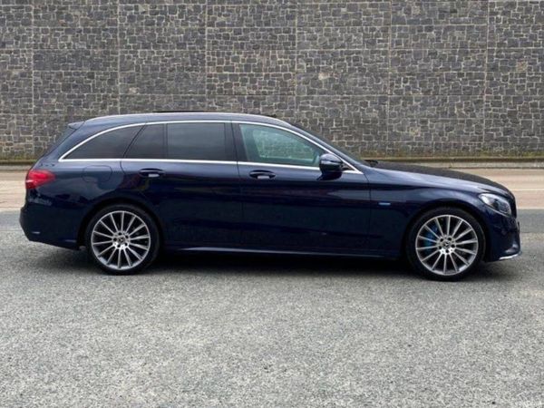 Mercedes-Benz C-Class Estate, Petrol Plug-in Hybrid, 2017, Blue