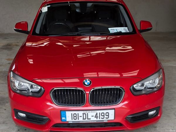 BMW 1-Series Hatchback, Diesel, 2018, Red