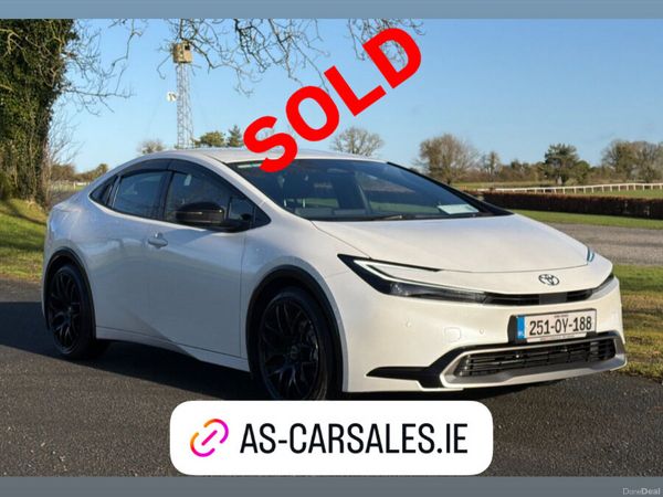 Toyota Prius Hatchback, Petrol Plug-in Hybrid, 2025, White