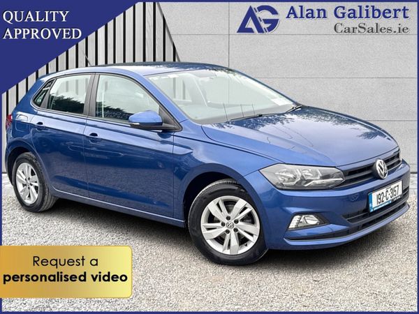 Volkswagen Polo Hatchback, Petrol, 2019, Blue