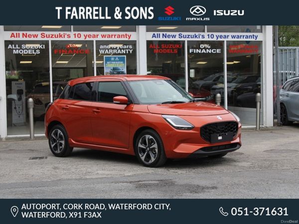 Suzuki Swift Hatchback, Petrol Hybrid, 2026, Orange