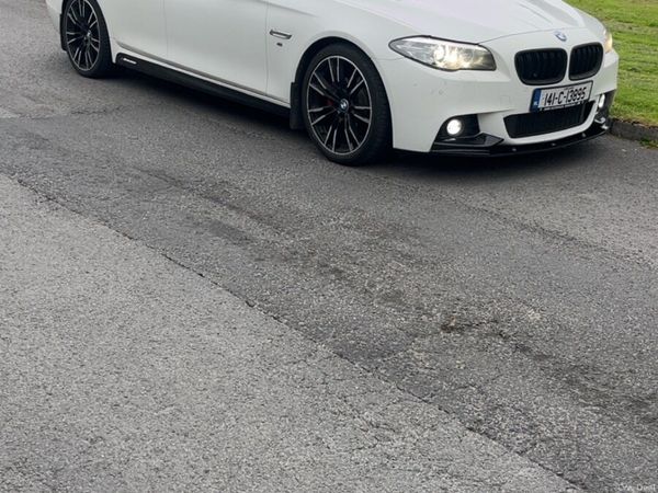 BMW 5-Series Saloon, Diesel, 2014, White
