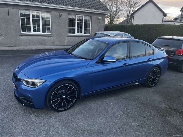 BMW 3-Series Saloon, Diesel, 2017, Blue