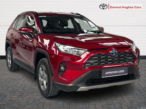 Toyota RAV4 SUV, Petrol Hybrid, 2023, Red