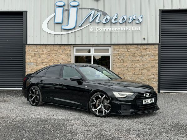 Audi A6 Saloon, Diesel Hybrid, 2020, Black