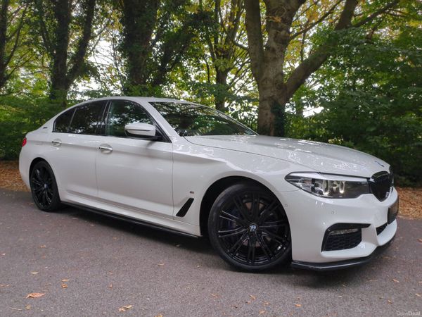 BMW 5-Series Saloon, Petrol Plug-in Hybrid, 2017, White