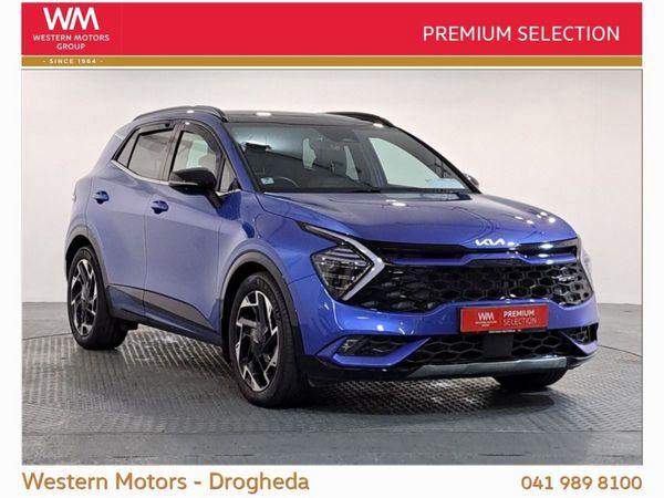 Kia Sportage SUV, Diesel Hybrid, 2025, Blue