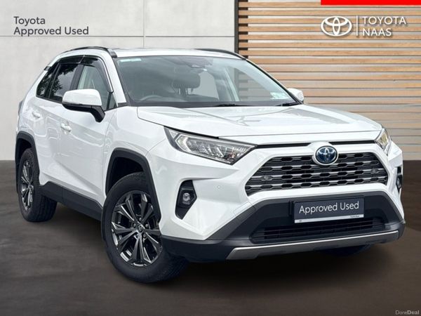 Toyota RAV4 SUV, Petrol Hybrid, 2022, White