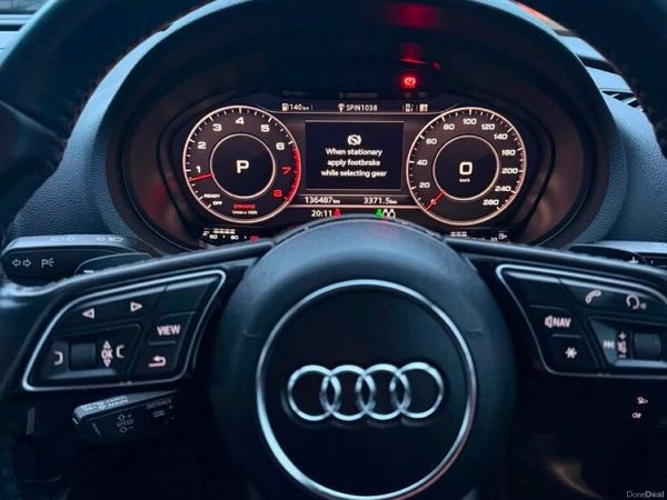 Audi A3 Saloon, Petrol, 2017, Silver