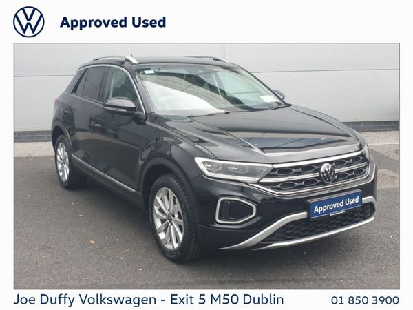 Volkswagen T-Roc SUV, Petrol, 2023, Black