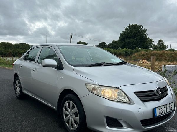 Toyota Corolla Saloon, Petrol, 2008, Silver