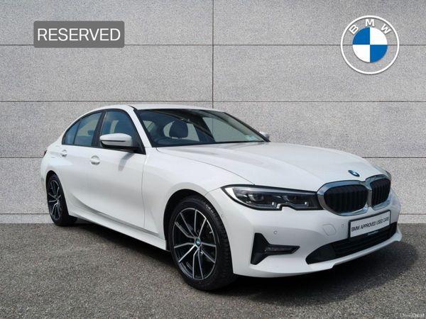 BMW 3-Series Saloon, Diesel Hybrid, 2022, White