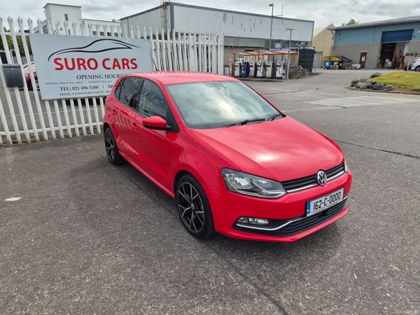 Volkswagen Polo Hatchback, Petrol, 2016, Red
