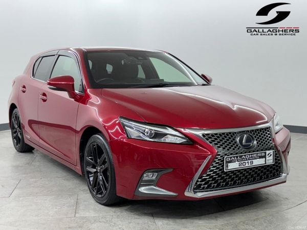 Lexus CT Hatchback, Petrol Hybrid, 2019, Red